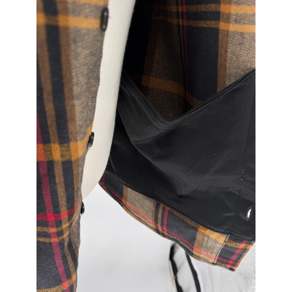 Orvis Men's Heavyweight Flannel Shirt Plaid Button Up Long Sleeve Size S NWT - Picture 10 of 15